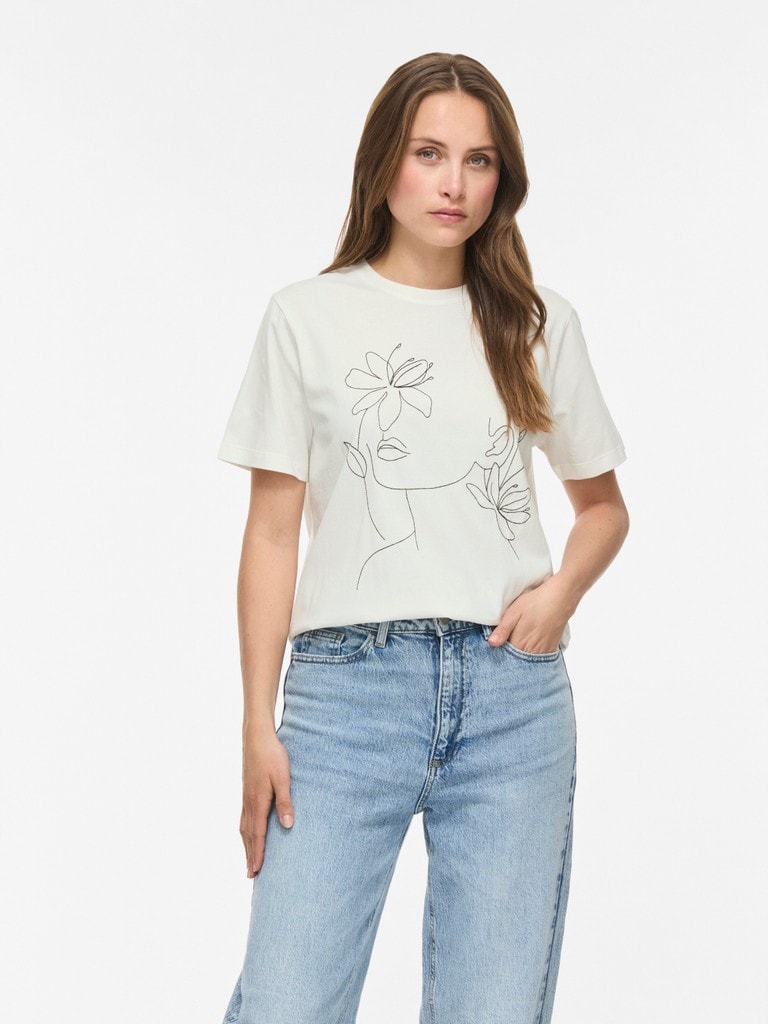 VISYBIL O-NECK S/S ARTISTIC TOP