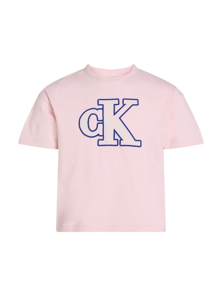 MONOGRAM FLOCK BOXY SS T-SHIRT