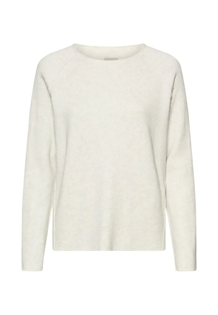 Strickpullover mit Rundhalsausschnitt