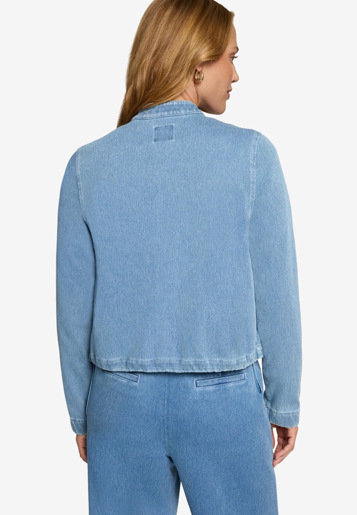 Jeansjacke mit Reißverschluss