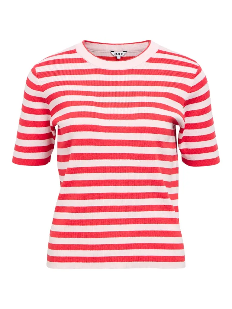 OBJESTER S/S NEW KNIT PULLOVER NOOS