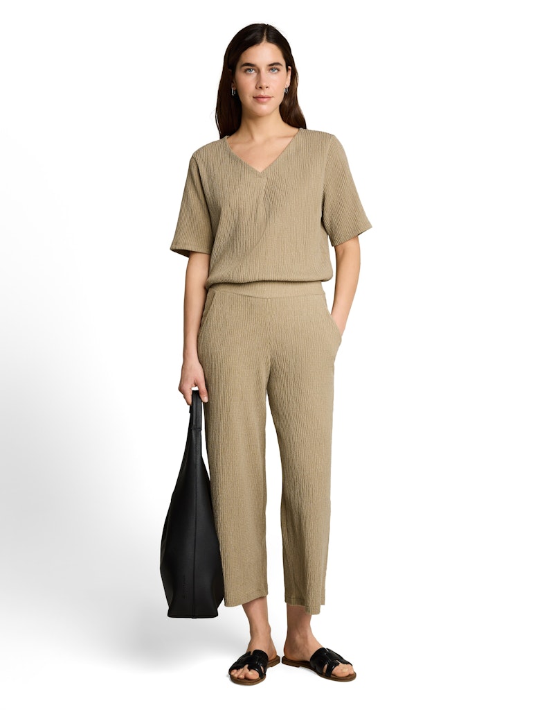 Crinkle Culotte Hose