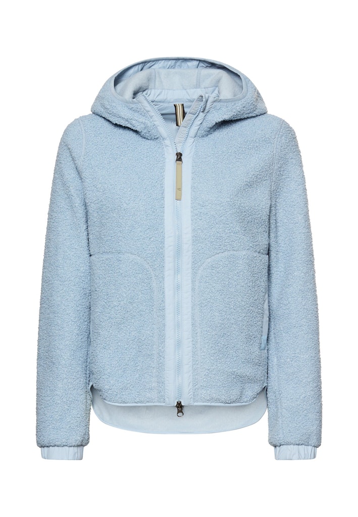 Polar-Fleecejacke mit fester Kapuze