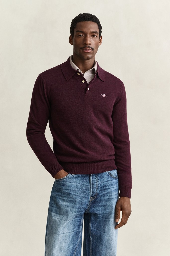 Superfine Lambswool Polopullover