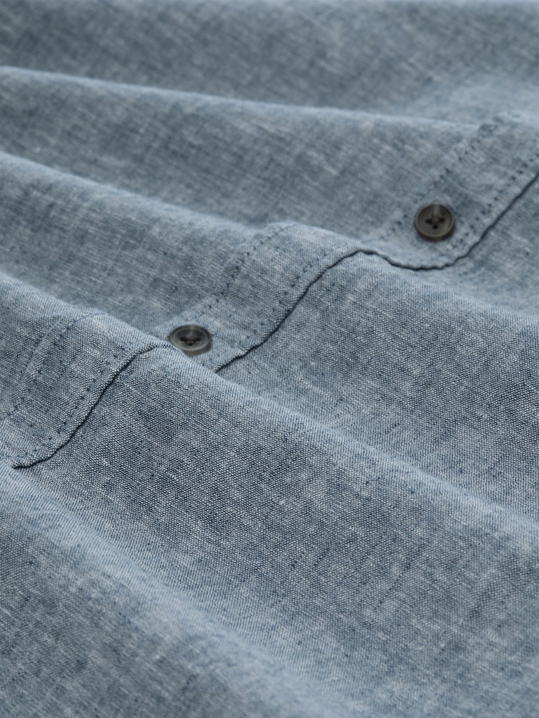 Relaxed Fit Hemd mit Leinenanteil