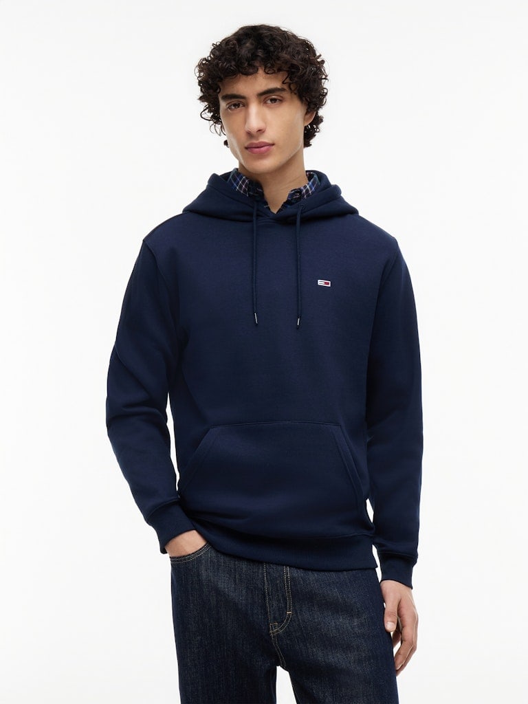 Tommy Flag Brushed Fleece Hoody