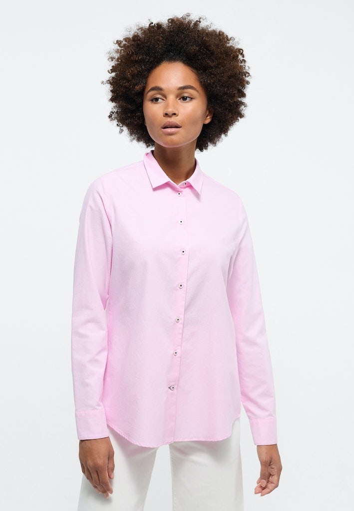 Oxford Shirt Bluse Oxford Langarm