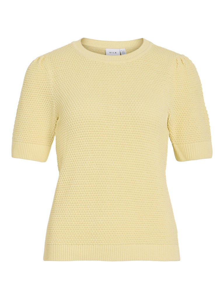 VIDALO O-NECK S/S KNIT TOP - NOOS