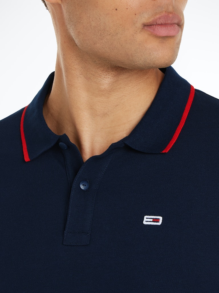 TJM SLIM FLAG CUFFS POLO | BLUE | L | 1511796.8720636411804