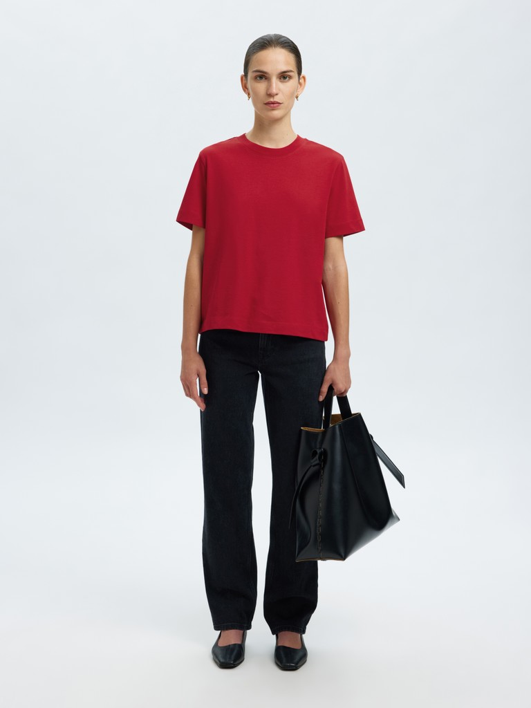 SLWESSENTIAL SS BOXY TEE NOOS