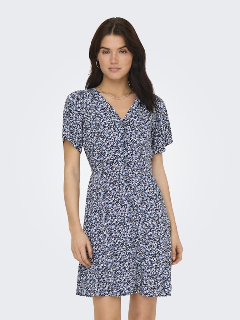 ONLEVIDA S/S SHORT DRESS WVN NOOS