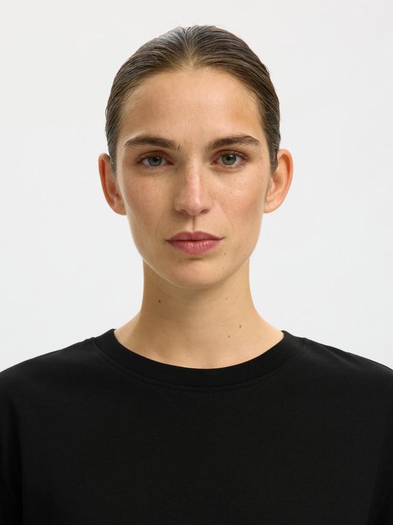 SLWESSENTIAL LS BOXY TEE NOOS