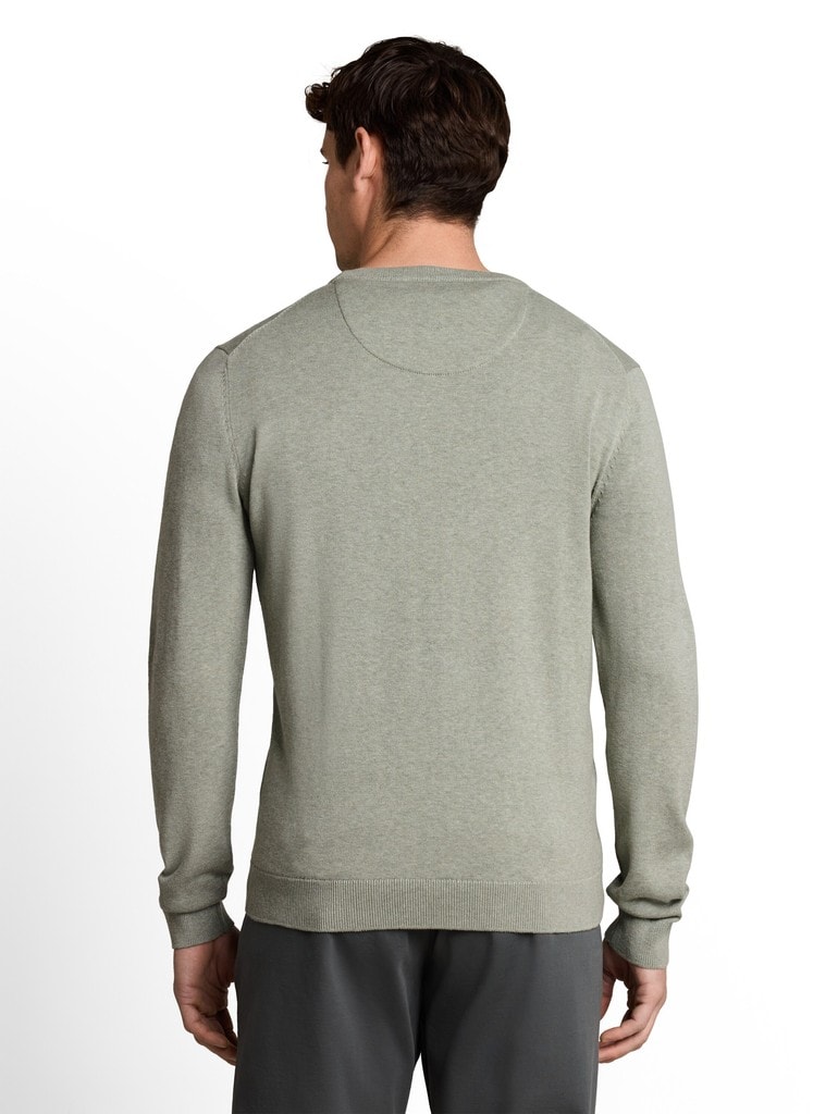 Basic Strickpullover aus Baumwolle