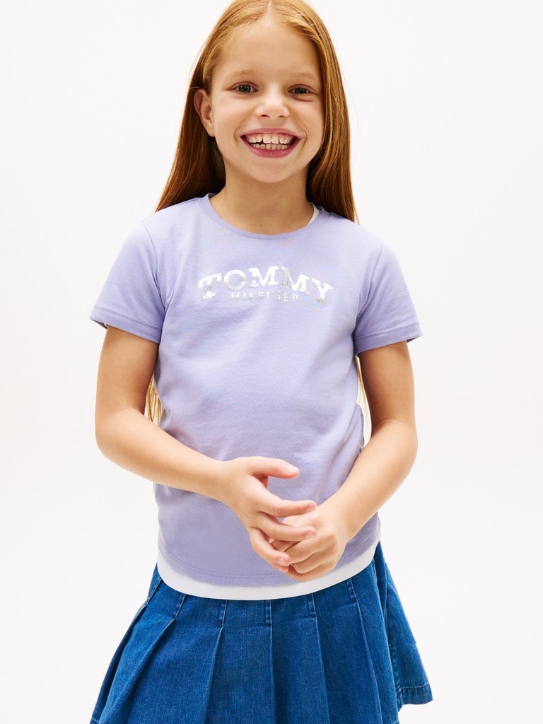 TOMMY FOIL TEE SS