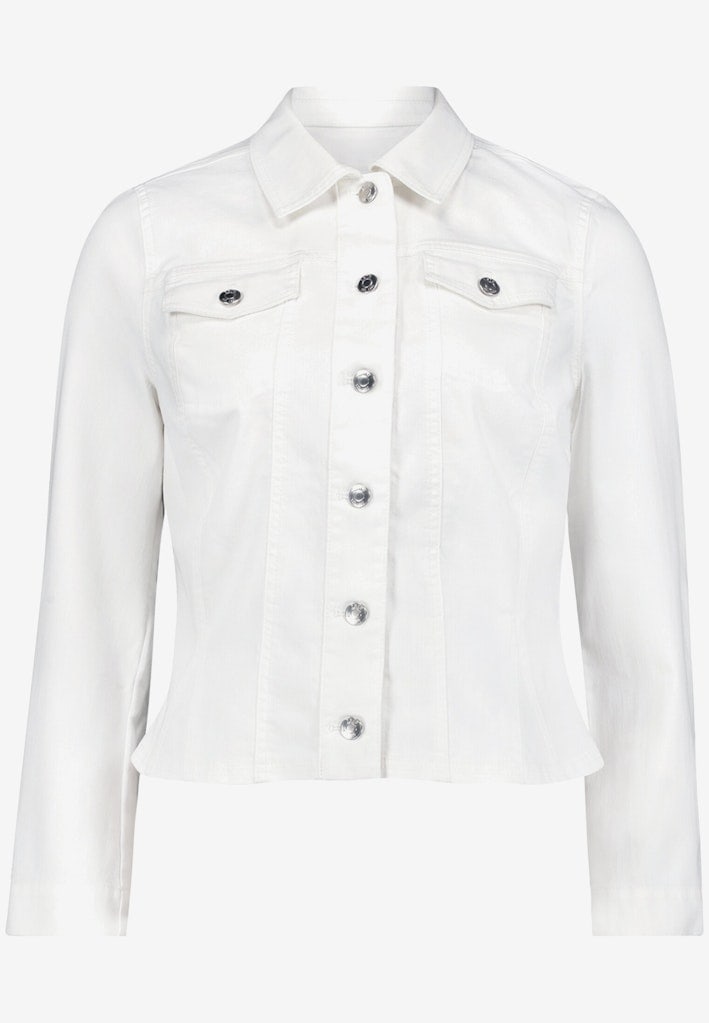 Jeansjacke tailliert mit Knopfleiste