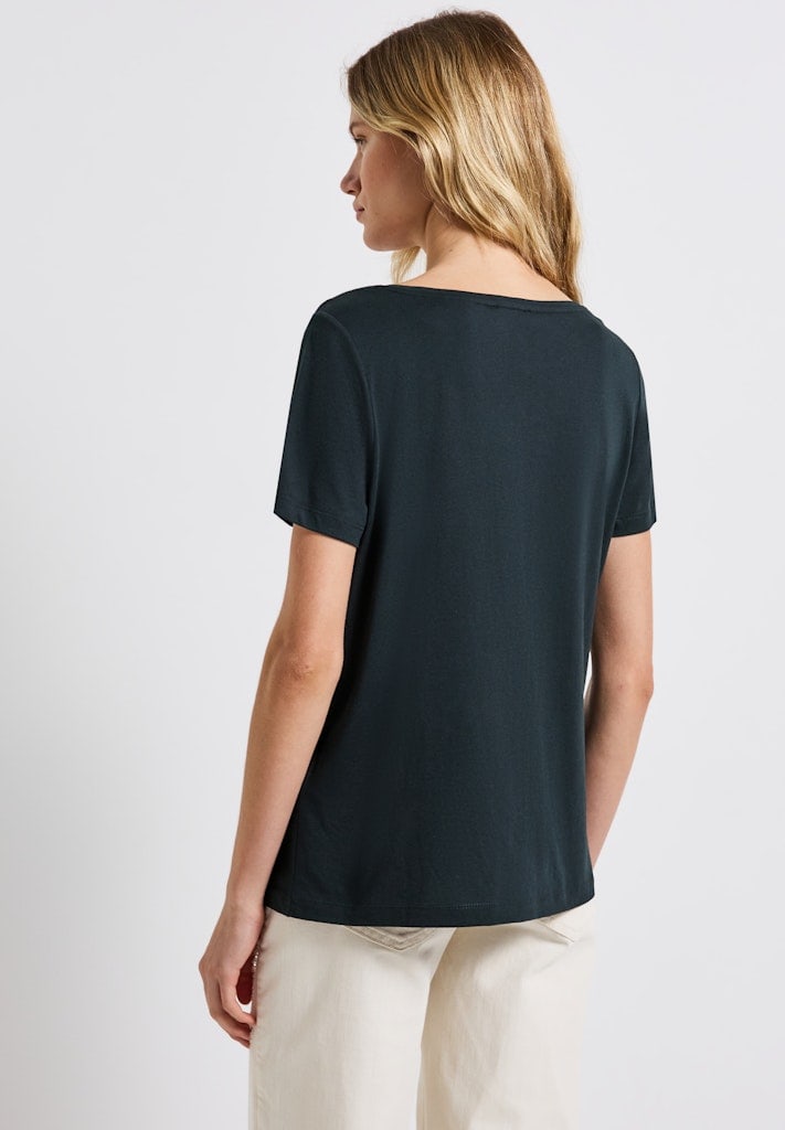T-Shirt mit Wording Print