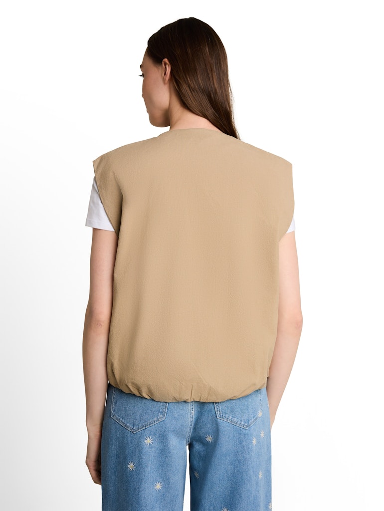 Loose Fit Weste mit Taschen