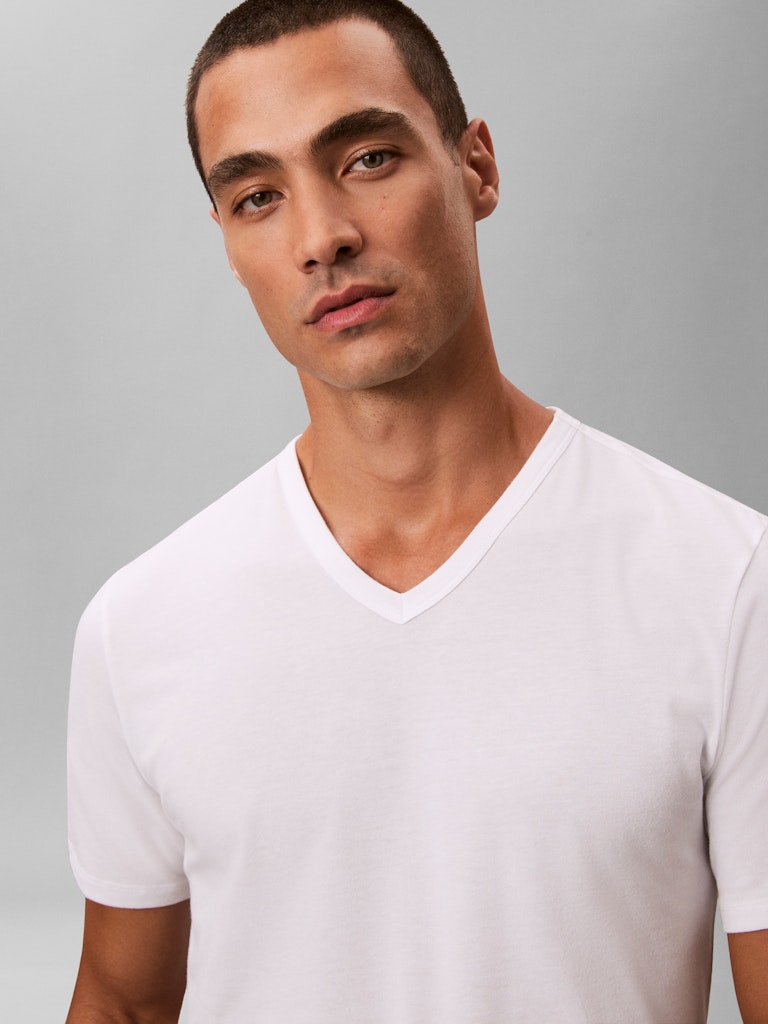 S/S V NECK 3PK