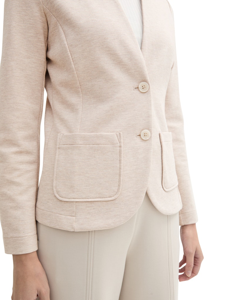 Slim Fit Blazer mit Ottoman Struktur
