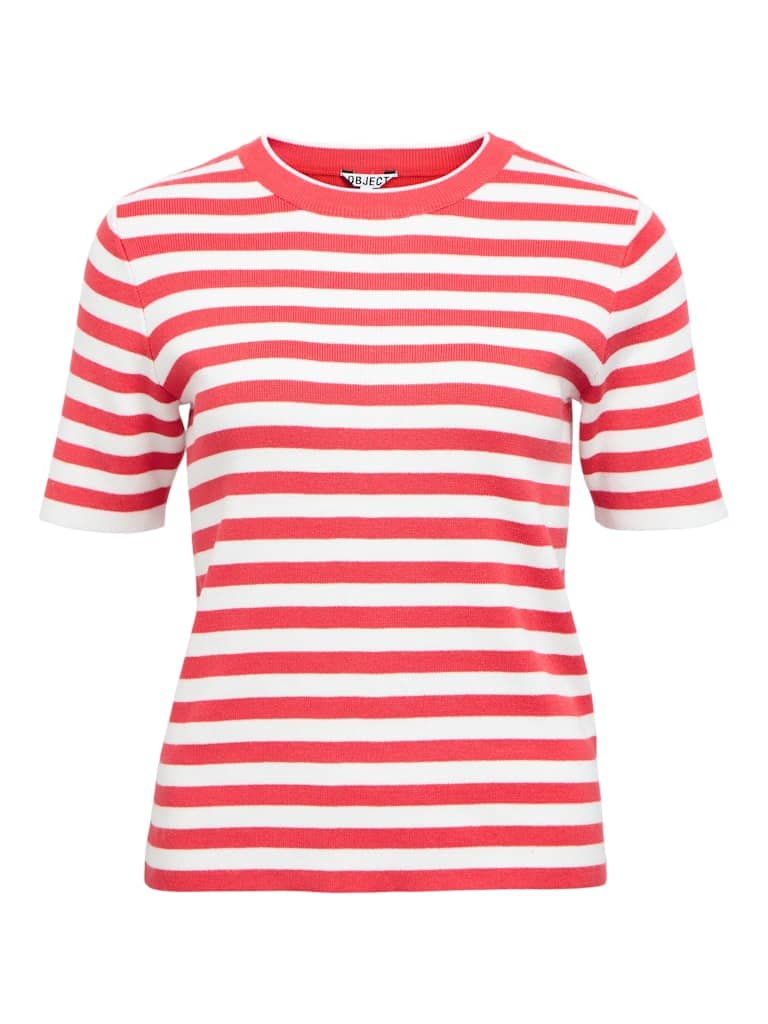 OBJESTER S/S NEW KNIT PULLOVER NOOS