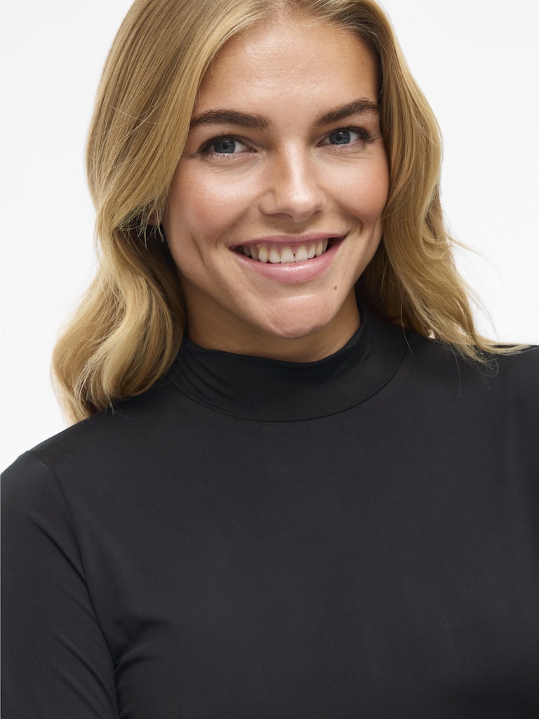 VILEOA L/S HIGH NECK TOP - NOOS