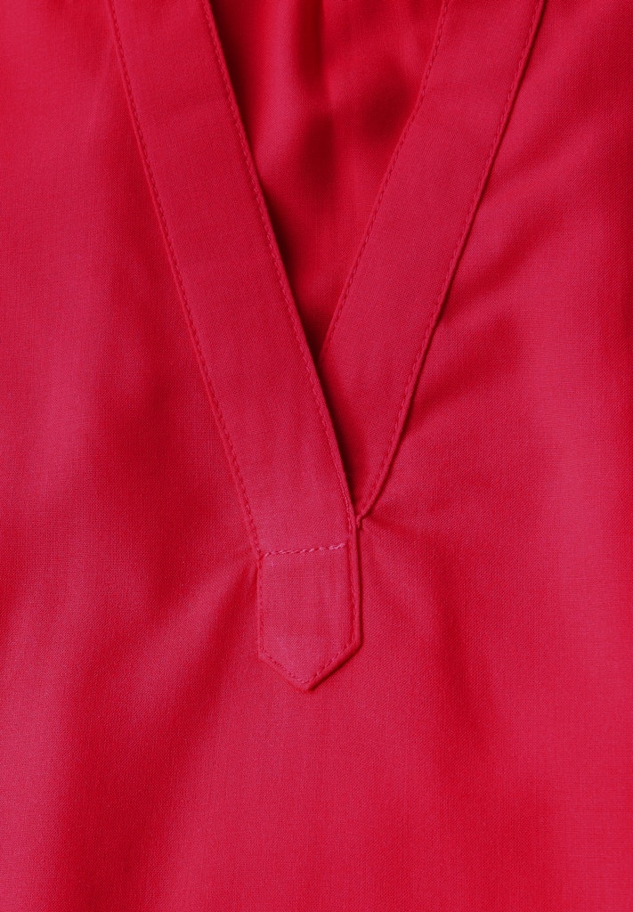 Blusenshirt in Unifarbe