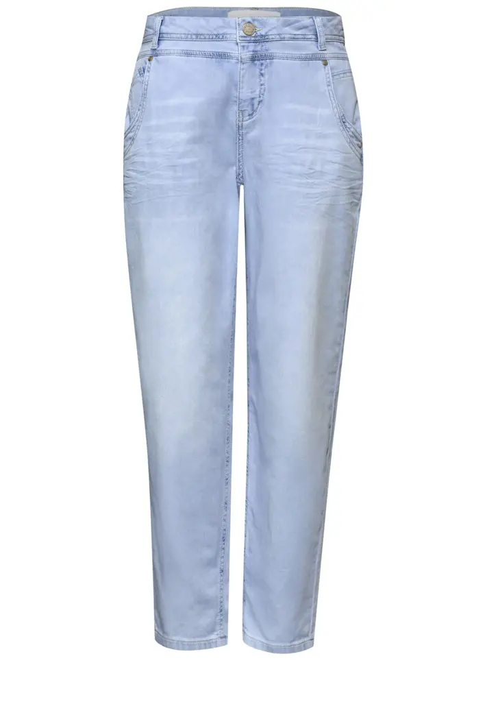 High Waist Barrel Leg Jeans im Loose Fit