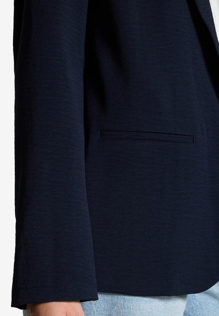 Longblazer mit Paspeltaschen