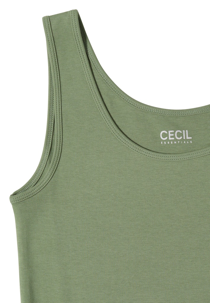 Basic Top aus reiner Baumwolle