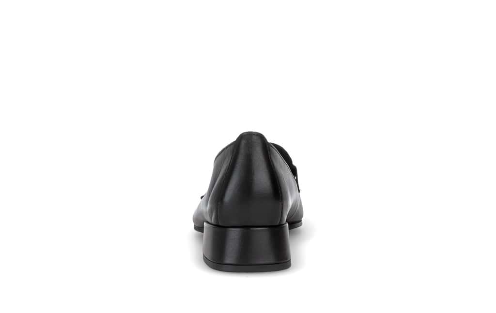 Slipper Glattleder schwarz