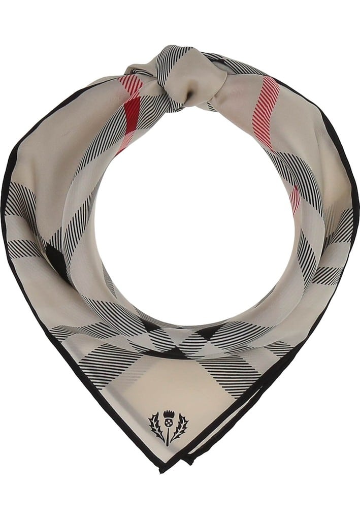Nickituch Nickituch mit FRAAS Plaid Karo aus reiner Seide