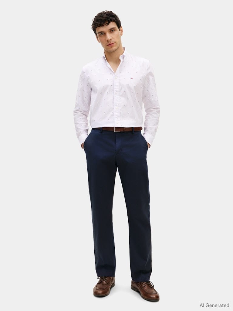 FLEX POPLIN FIL A COUPE SHT