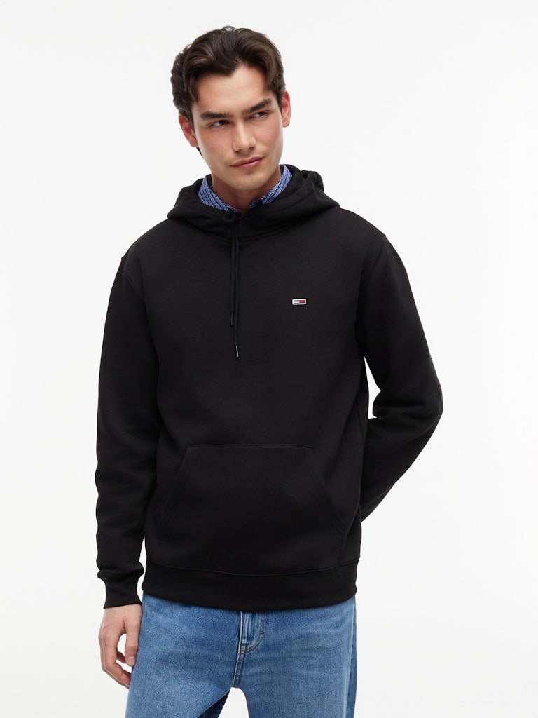 Tommy Flag Brushed Fleece Hoody