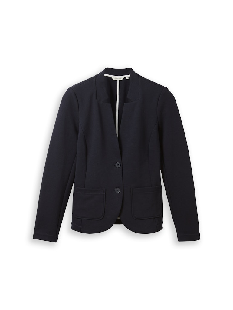 Slim Fit Blazer mit Ottoman Struktur
