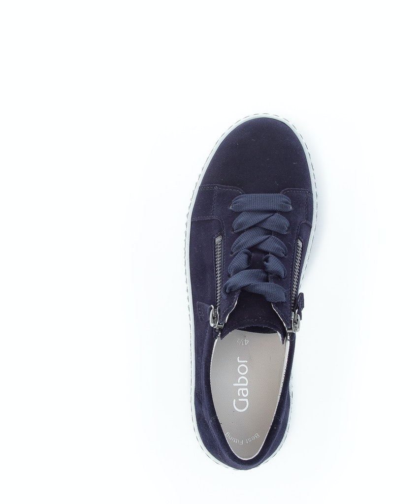 Sneaker low Rauleder beige