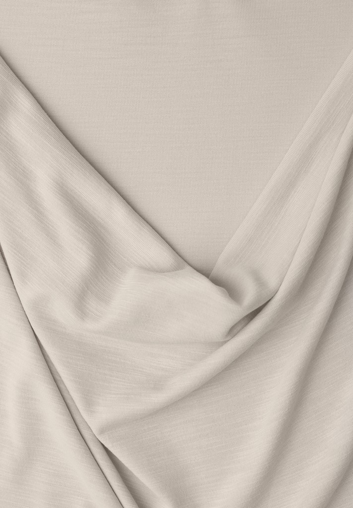 Silk-Look Shirt mit Waterfall-Front