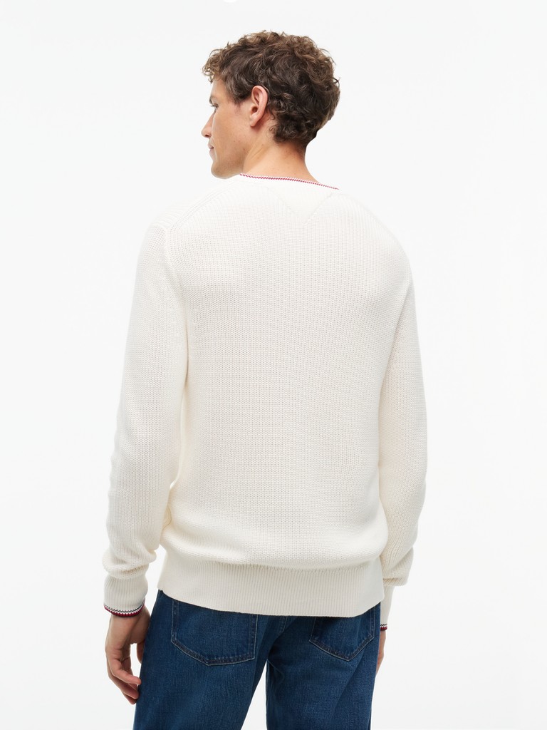 RWB RIB CREW NECK