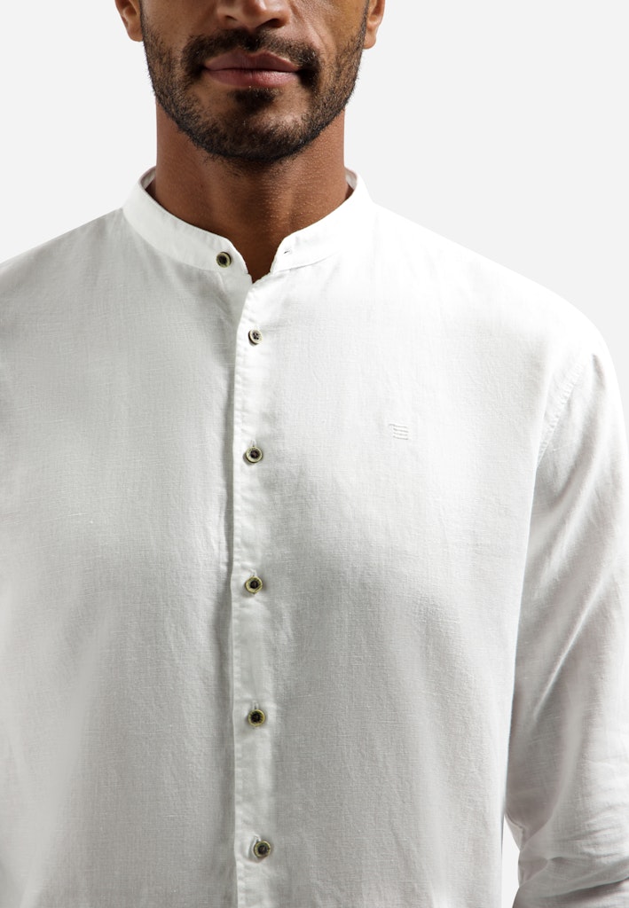 Shirt With Linen Granddad