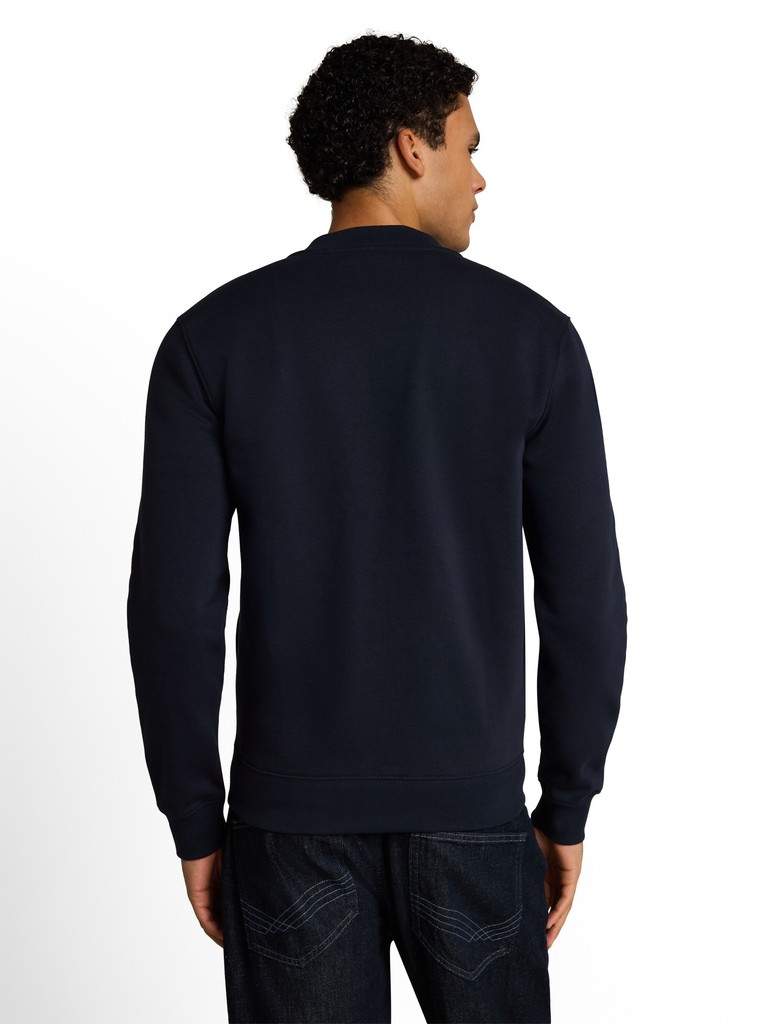 Sweatjacke mit Bomberkragen