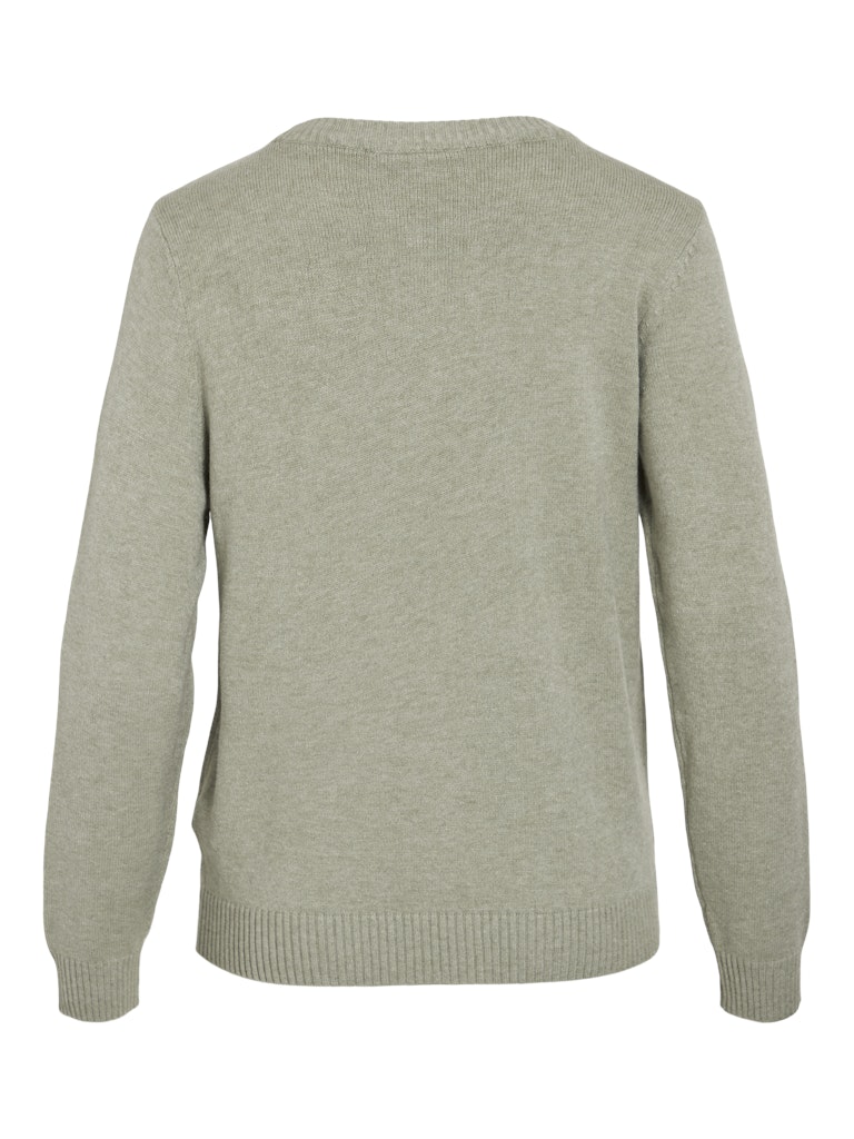 VIRIL O-NECK L/S KNIT TOP - NOOS