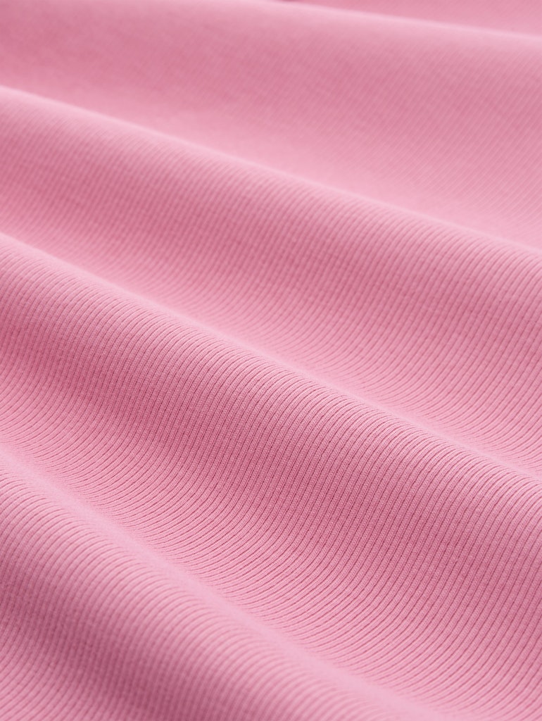 Slim Fit Top mit Rippstruktur