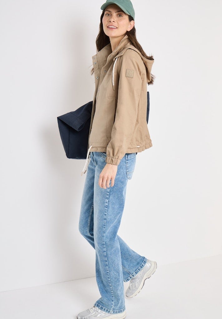 Jacke mit Kapuze und Tunnelzug