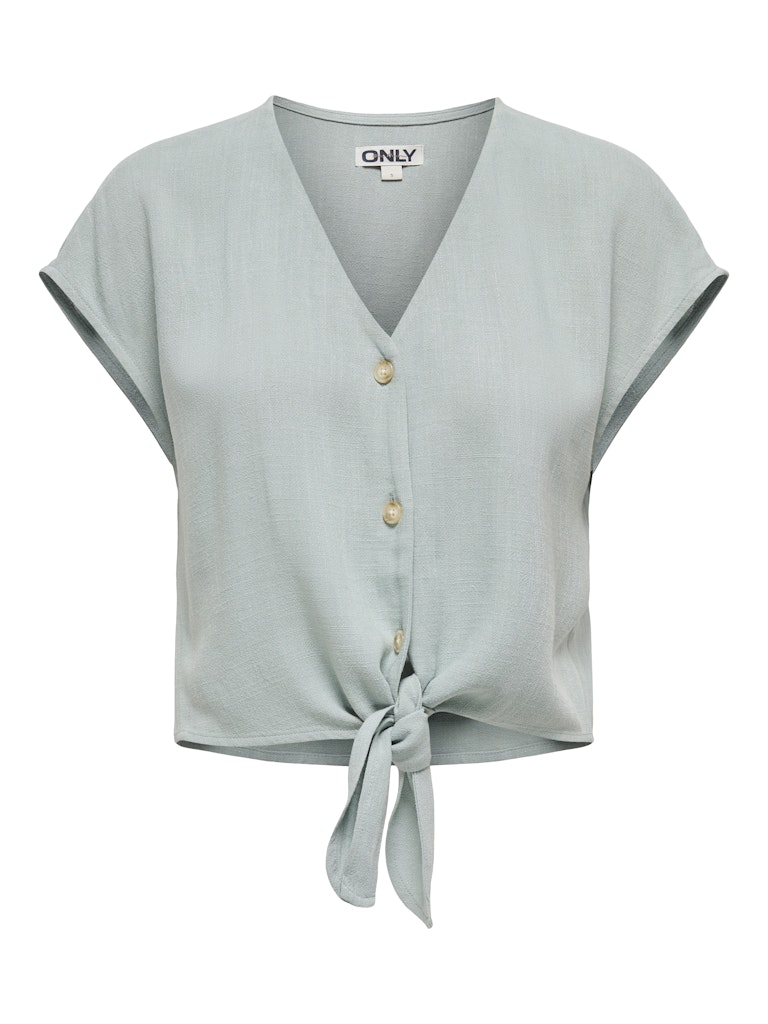 ONLSIESTA SS KNOT LIN BL SHIRT PNT NOOS
