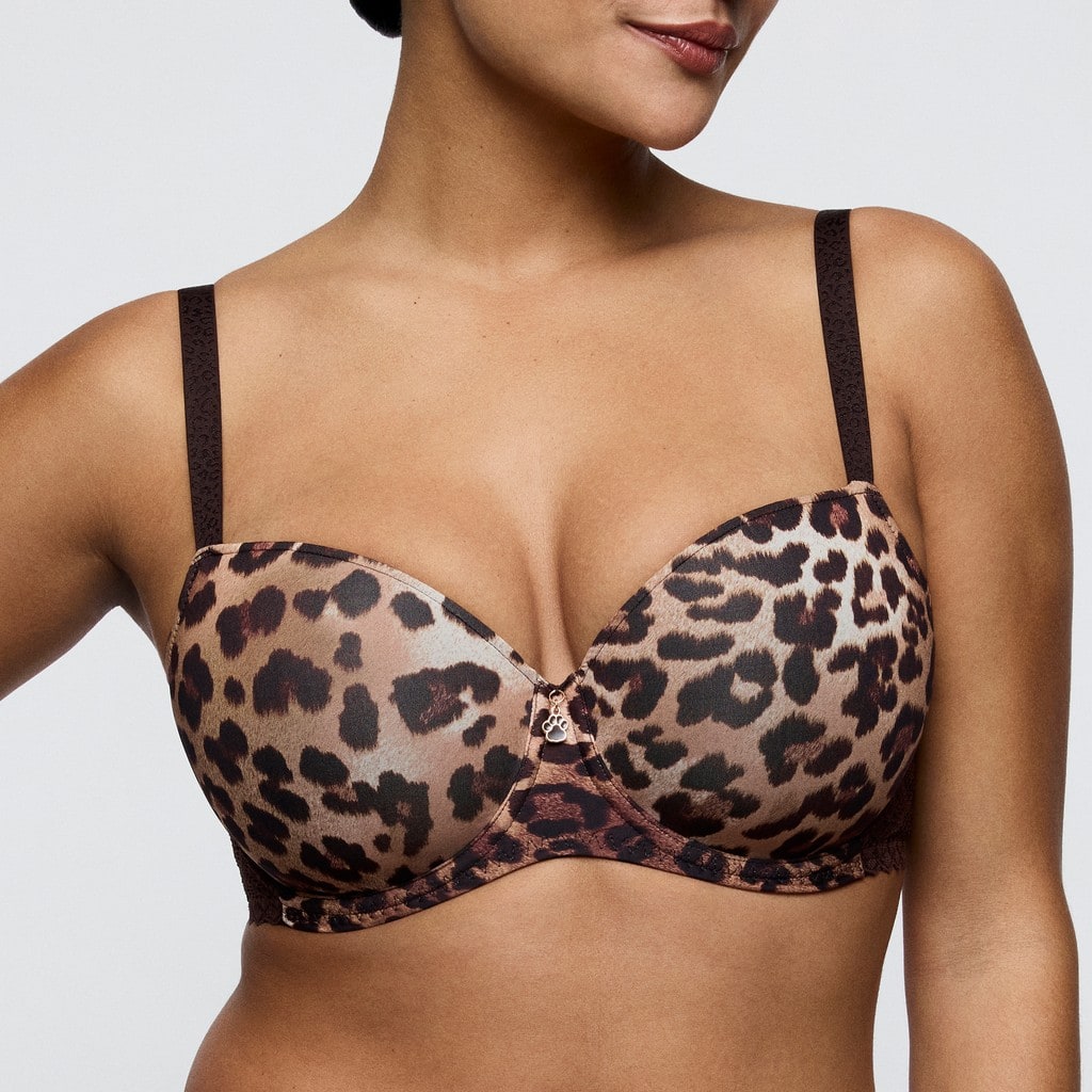 GIGANNI Leopard bloom Unterlegter BH Balconette