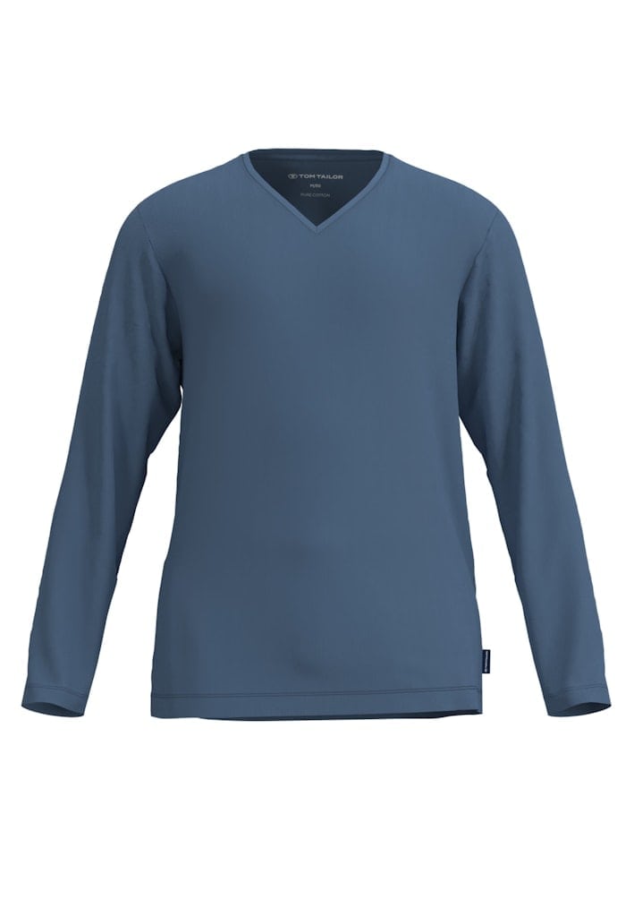 TOM TAILOR Herren Shirt uni 1er Pack