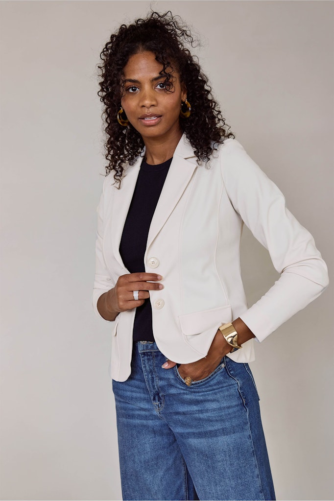 Bright bonded blazer