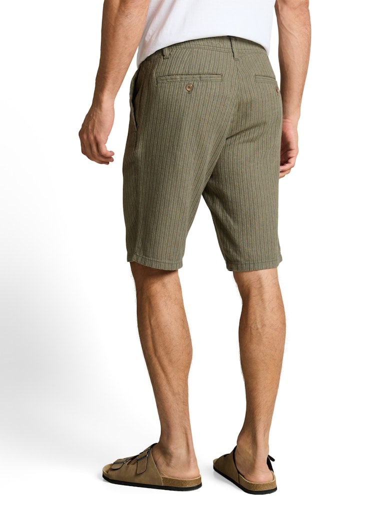 TTREGULAR Chino Shorts mit Leinenanteil
