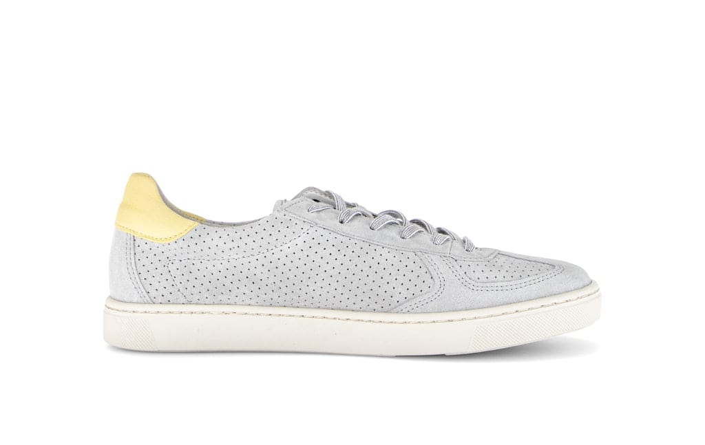 Sneaker low Rauleder grau