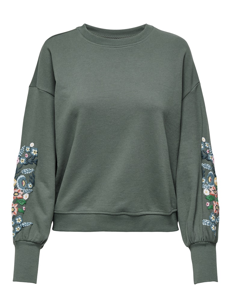 ONLBROOKE L/S O-NECK FLOWER SWT NOOS