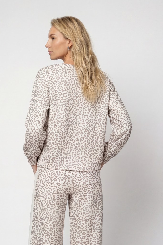 Sweatshirt mit Leomuster